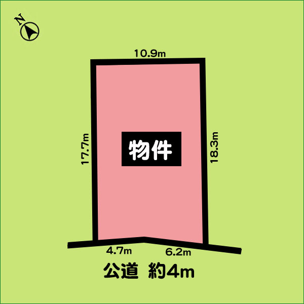 売土地　半田市瑞穂町１丁目　B
